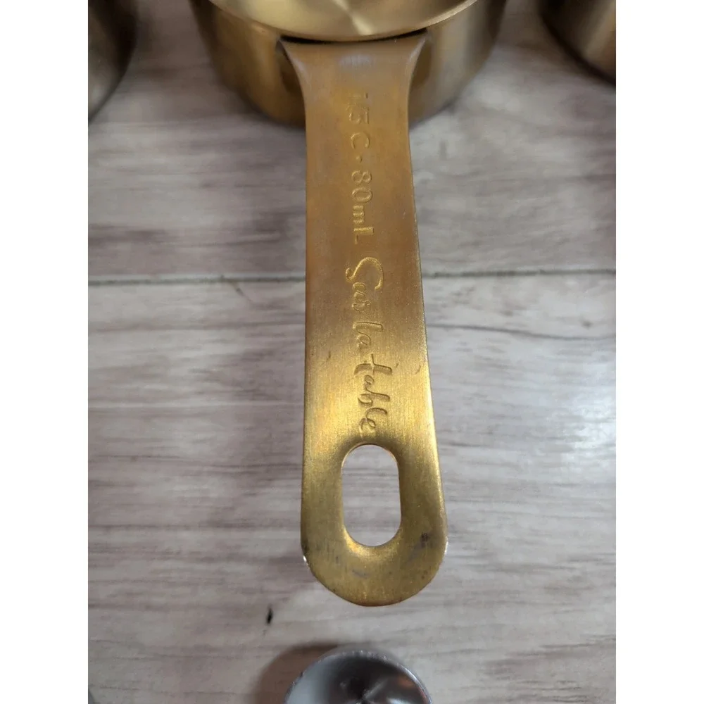 Sur la Table - Stainless Steel Measuring Cups Spoons - Set of 7 MIX Cups